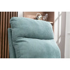 Fauteuil à bascule pivotant et inclinable rembourré