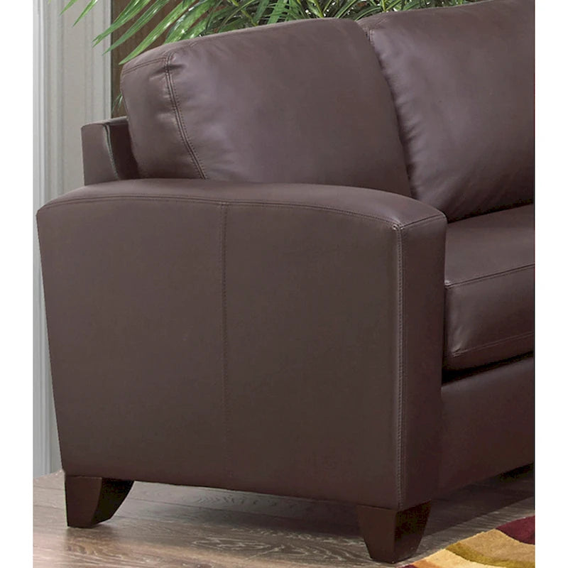 Ensemble canapé, causeuse et fauteuil en cuir pleine fleur italien Bryce