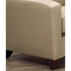 Ensemble canapé, causeuse et fauteuil en cuir pleine fleur italien Bryce