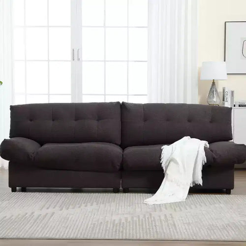 Canapé deux places Cloud 96 po, canapé rembourré 4L -ModernLuxe