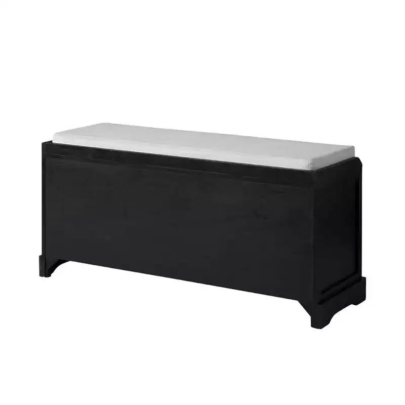 Banc de rangement, banc de rangement en bois avec 3 tiroirs et 3 paniers, banc à chaussures d'entrée avec coussin pour salon, couloir, entrée