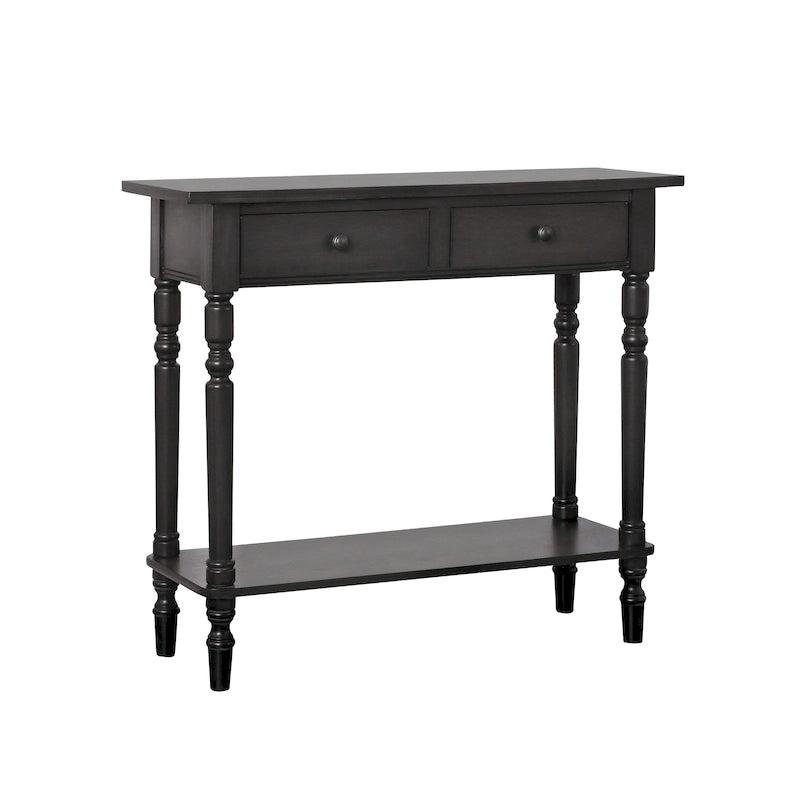 Console de 96,5 cm de largeur en bois et à 1 étagère de style traditionnel Jeln par Furniture of America