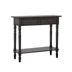 Console de 96,5 cm de largeur en bois et à 1 étagère de style traditionnel Jeln par Furniture of America