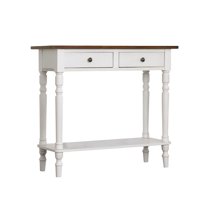 Console de 96,5 cm de largeur en bois et à 1 étagère de style traditionnel Jeln par Furniture of America