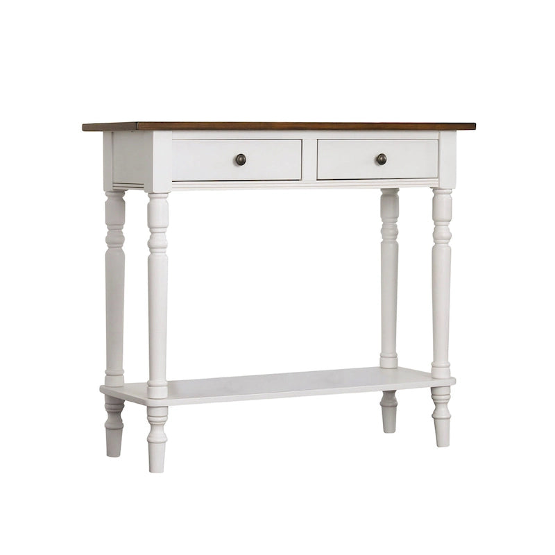 Console de 96,5 cm de largeur en bois et à 1 étagère de style traditionnel Jeln par Furniture of America