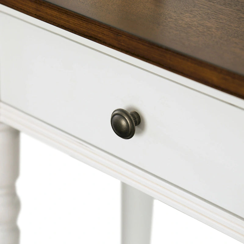 Console de 96,5 cm de largeur en bois et à 1 étagère de style traditionnel Jeln par Furniture of America