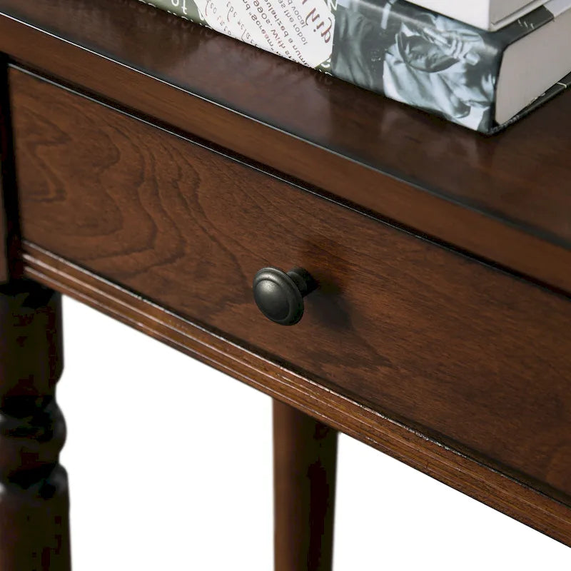 Console de 96,5 cm de largeur en bois et à 1 étagère de style traditionnel Jeln par Furniture of America