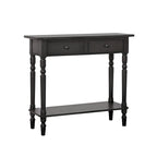 Console de 96,5 cm de largeur en bois et à 1 étagère de style traditionnel Jeln par Furniture of America