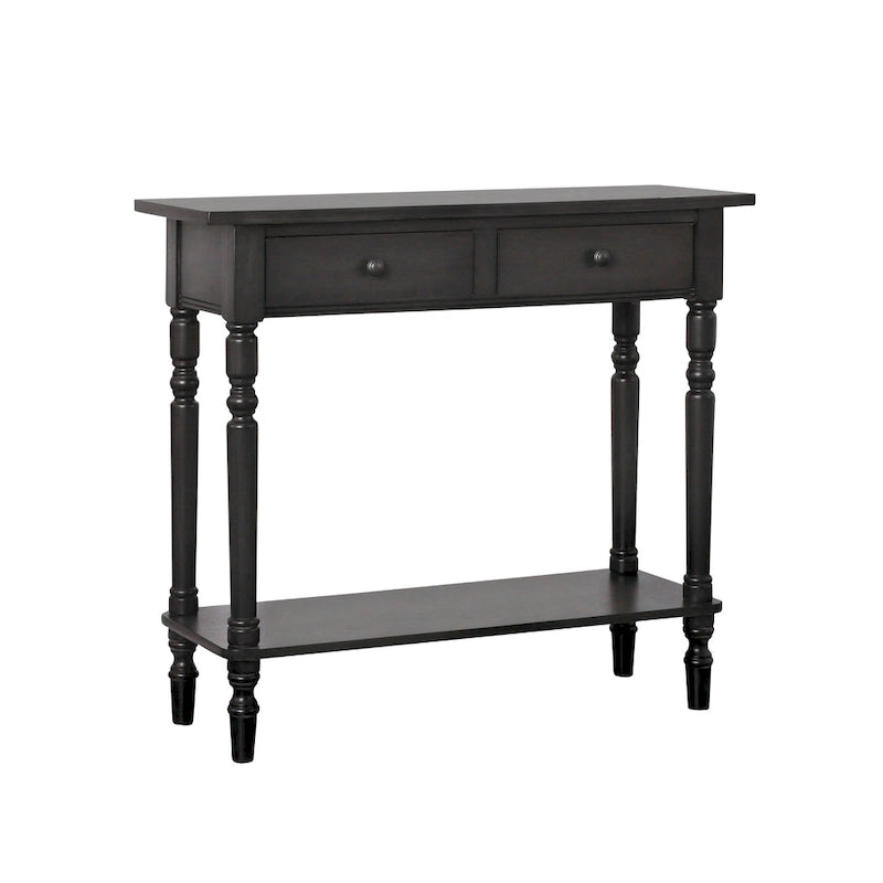 Console de 96,5 cm de largeur en bois et à 1 étagère de style traditionnel Jeln par Furniture of America
