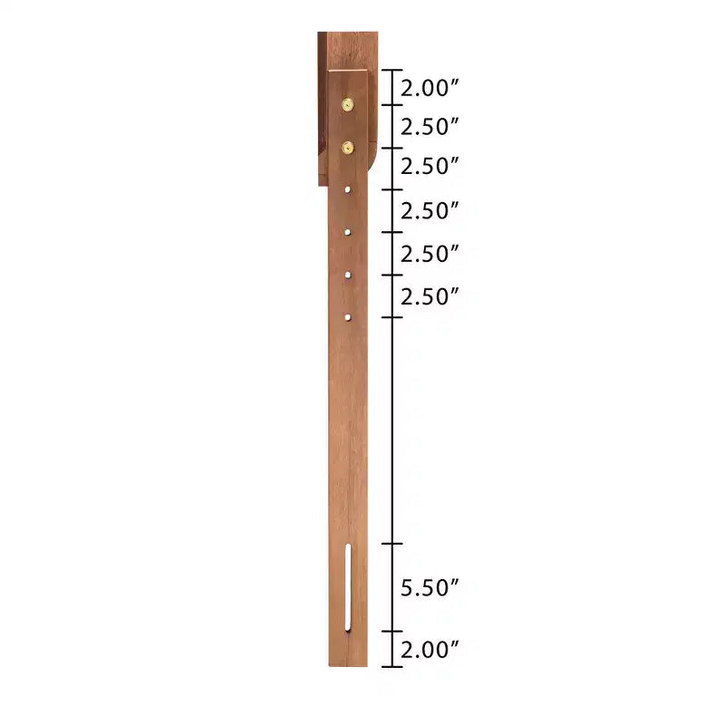 Tête de lit Queen Size Baxton Studio Risha en bois et rotin finition noyer cendré, style milieu du siècle