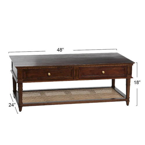 Table basse en bois d'acacia