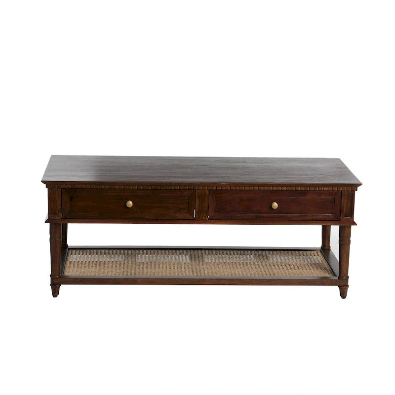 Table basse en bois d'acacia