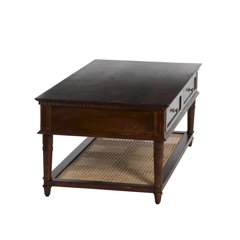 Table basse en bois d'acacia