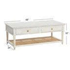 Table basse en bois d'acacia