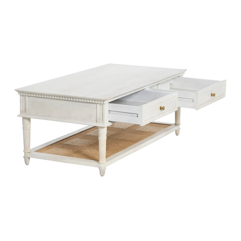 Table basse en bois d'acacia