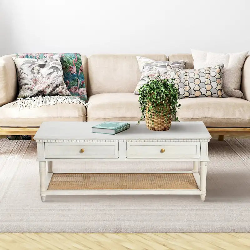 Table basse en bois d'acacia