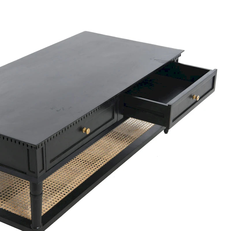 Table basse en bois d'acacia
