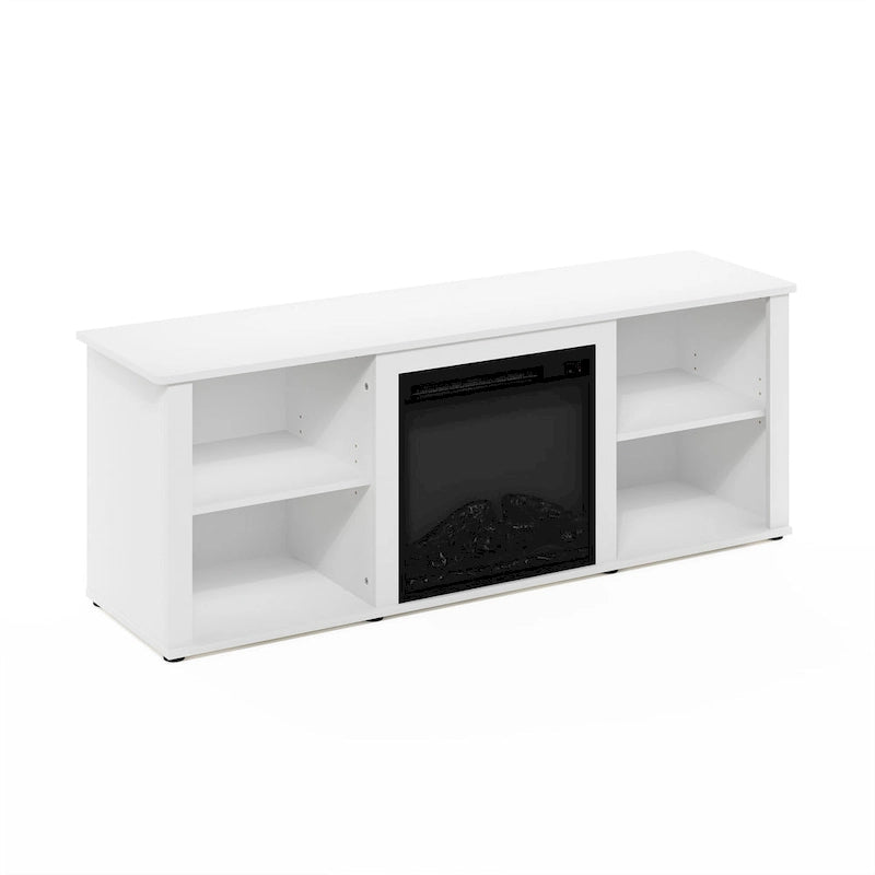 Meuble TV classique de 60 pouces avec cheminée