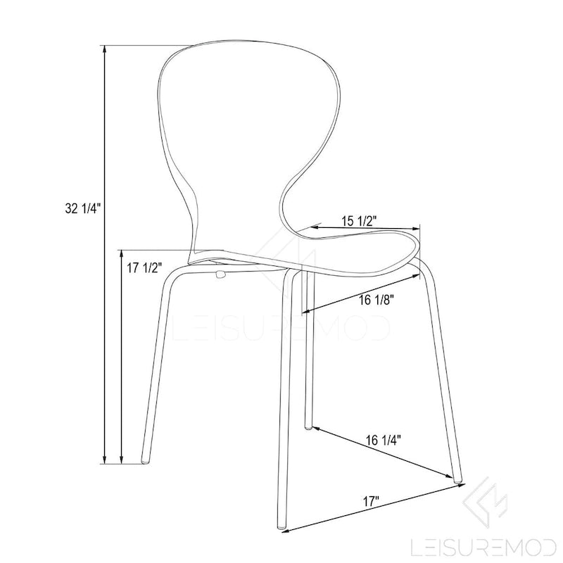 Chaise de salle à manger empilable en plastique avec pieds chromés Lot de 4 Chaises d'appoint transparentes pour intérieur et extérieur