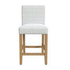 Tabouret de comptoir classique HomePop en tissu, 63,5 cm