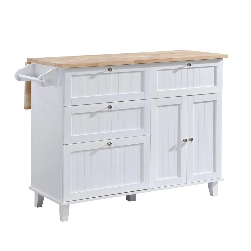 Ensemble îlot de cuisine 3 pièces avec abattant et 2 places assises, ensemble table à manger avec meuble de rangement, tiroirs et porte-serviettes
