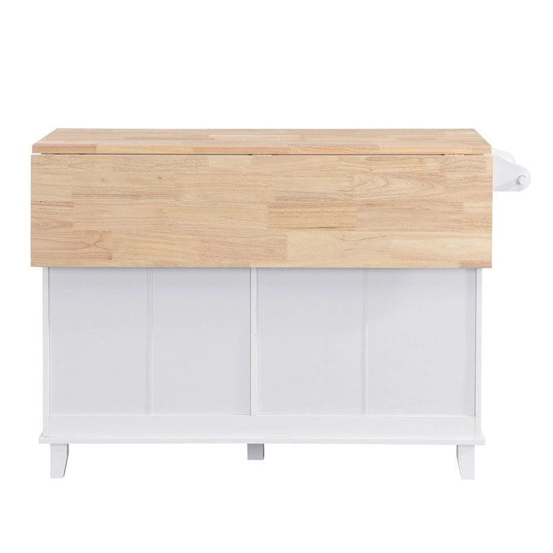 Ensemble îlot de cuisine 3 pièces avec abattant et 2 places assises, ensemble table à manger avec meuble de rangement, tiroirs et porte-serviettes