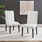 Chaises d'appoint de salle à manger Catalyst Performance en velours - Lot de 2