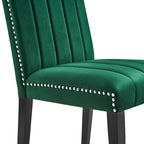 Chaises d'appoint de salle à manger Catalyst Performance en velours - Lot de 2