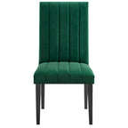 Chaises d'appoint de salle à manger Catalyst Performance en velours - Lot de 2