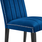 Chaises d'appoint de salle à manger Catalyst Performance en velours - Lot de 2