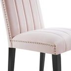 Chaises d'appoint de salle à manger Catalyst Performance en velours - Lot de 2