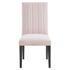 Chaises d'appoint de salle à manger Catalyst Performance en velours - Lot de 2