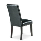 Chaises de salle à manger en similicuir Winlock de Steve Silver avec clous décoratifs, lot de 2