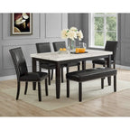 Chaises de salle à manger en similicuir Winlock de Steve Silver avec clous décoratifs, lot de 2