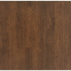 Table à manger rectangulaire en bois massif Alda, style moderne du milieu du siècle