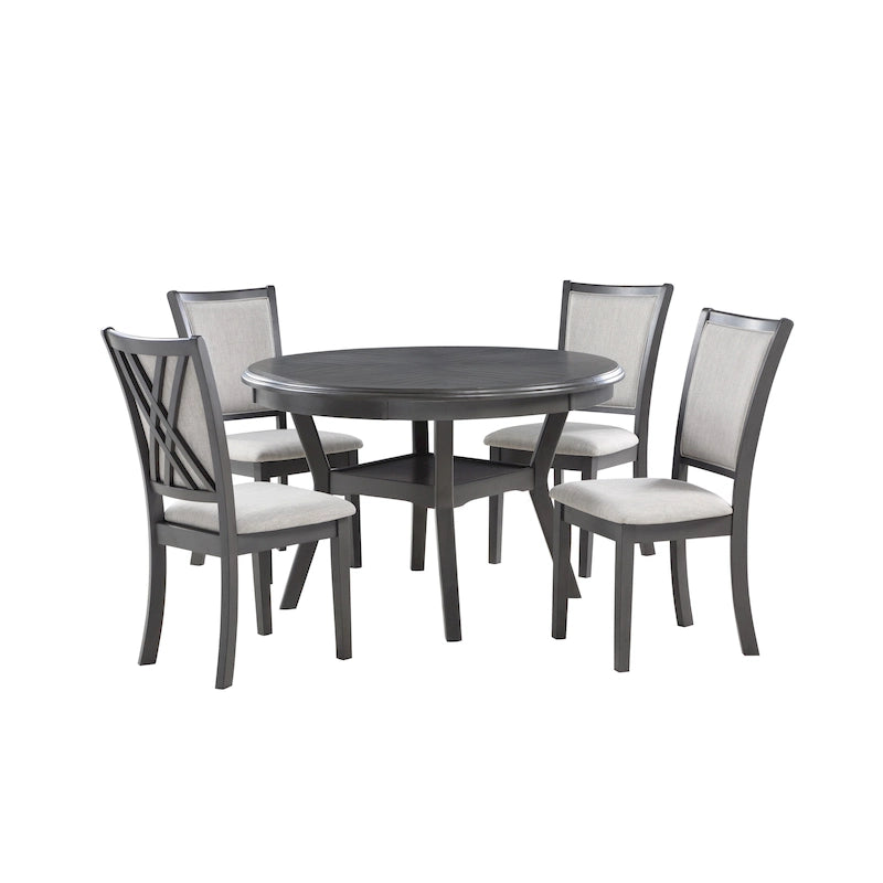 Ensemble de salle à manger rond 5 pièces Baart