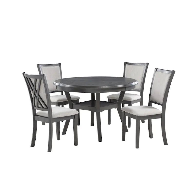 Ensemble de salle à manger rond 5 pièces Baart