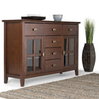 WYNDENHALL Stratford Solid Wood Transitional Sideboard Buffet - 54 inch Wide