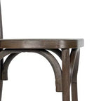 Flash Furniture HERCULES Lot de 2 Chaises de Style Thonet en Résine Aspect Bois, Commerciales, Intérieur/Extérieur
