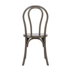 Flash Furniture HERCULES Lot de 2 Chaises de Style Thonet en Résine Aspect Bois, Commerciales, Intérieur/Extérieur