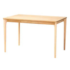 Ensemble de salle à manger 5 pièces en bois de style moderne du milieu du siècle Baxton Studio Dannell