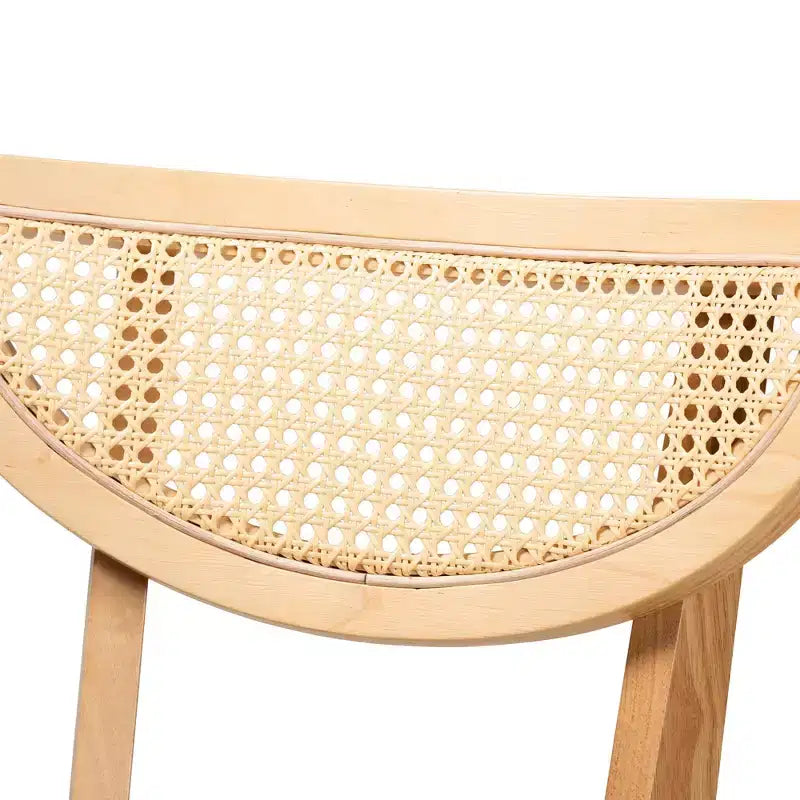 Ensemble de salle à manger 5 pièces en bois de style moderne du milieu du siècle Baxton Studio Dannell