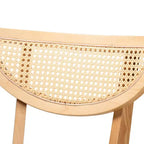Ensemble de salle à manger 5 pièces en bois de style moderne du milieu du siècle Baxton Studio Dannell