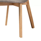 Ensemble de salle à manger 5 pièces en bois de style moderne du milieu du siècle Baxton Studio Dannell