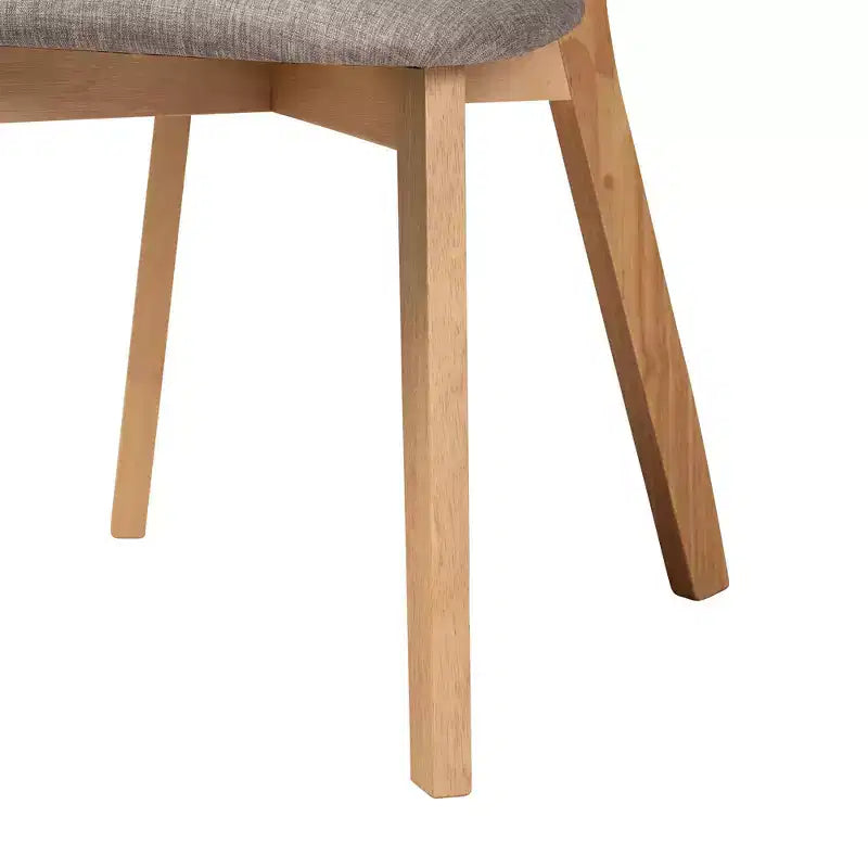 Ensemble de salle à manger 5 pièces en bois de style moderne du milieu du siècle Baxton Studio Dannell