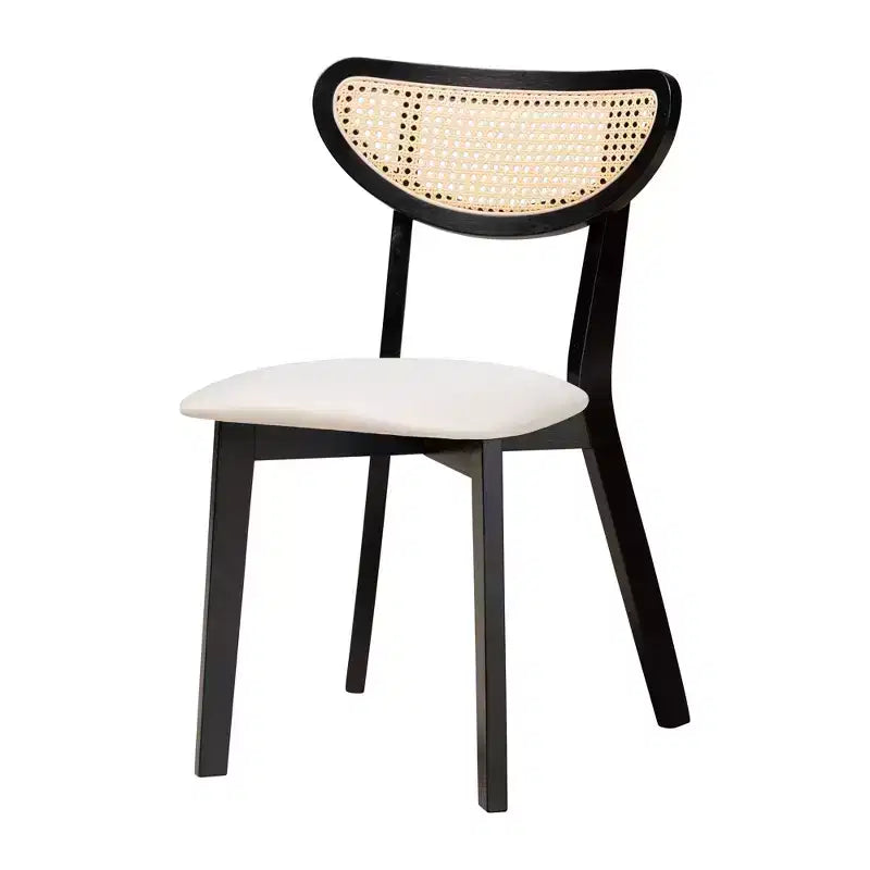 Ensemble de salle à manger 5 pièces en bois de style moderne du milieu du siècle Baxton Studio Dannell