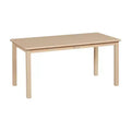 ECR4Kids 24in x 48in Rectangular Hardwood Table with 22in Legs, Childrens Furniture