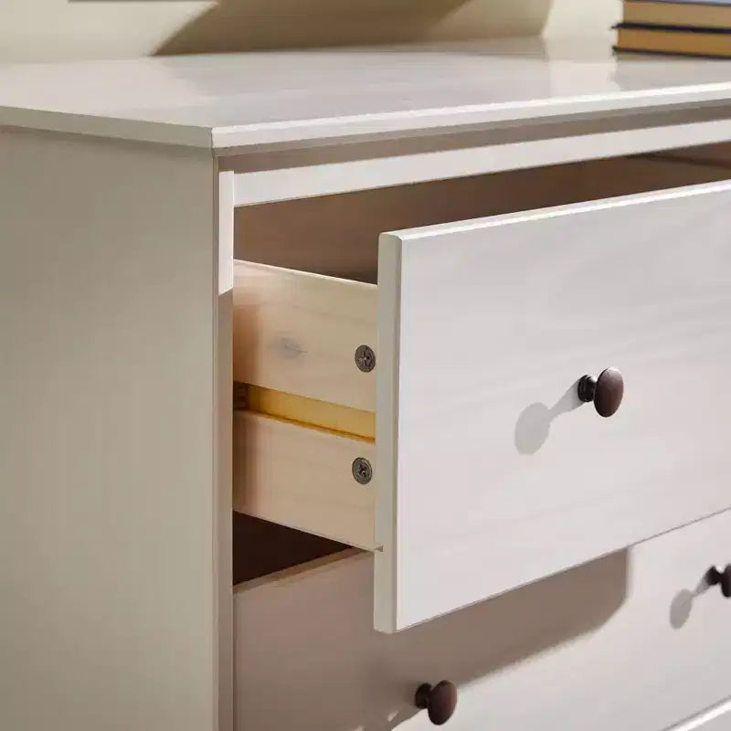 Commode Saracina Home Stiva classique moderne du milieu du siècle à 6 tiroirs horizontaux