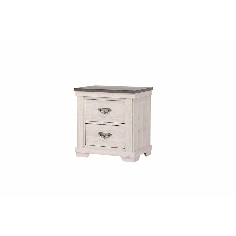 Chambre à coucher 6 pièces Candra crème et marron