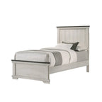 Chambre à coucher 6 pièces Candra crème et marron